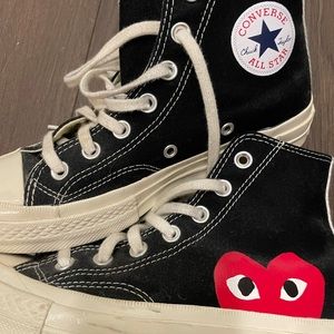 Commes Des Garcons Play- Chuck Taylor size Women’s 6